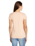 Beige Color Cotton T- Shirts For Girls s Online Casual Printed T-Shirts Ladyindia33