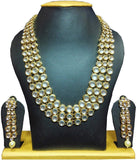 Gold Plated Kundan Necklace Set Jewellery Set For Women