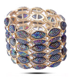 Designer Jewellery Crystal Charm Bangle Bracelet For Women