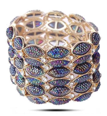 Designer Jewellery Crystal Charm Bangle Bracelet For Women