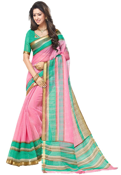 Latest Designer Pure Chanderi Silk Printed Saree   S020