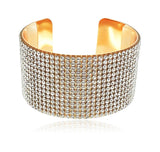 Designer Gold Plated Bangles Crystal Jewellery Bangle / Bracelet For Girls And Women