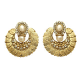 White Pearl Dangler & Drop Earrings For Women