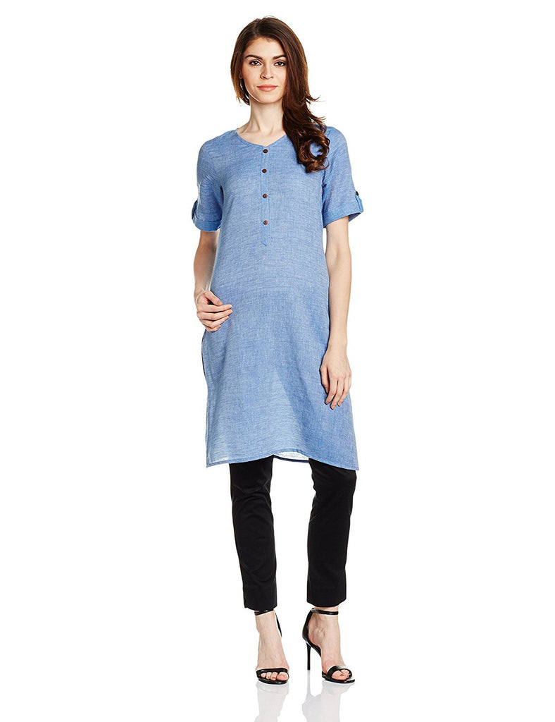 the loom Cotton Kurta & Palazzo Set for Women, Beautiful Indian Ethnic  Clothing for Wedding, Festivals Eid, Rakhi, Short Sleeves, V Neck, Lace  Detailing, Best Gift for Mother & Sister - Yellow