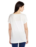 White Color Casual Tops For Girls Ladyindia3