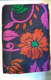 Multicolored Cotton Silk Sari With Lace Border Work Saree S099