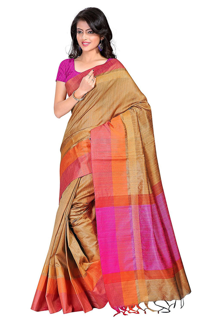 Buy Raspberry Teal Zari Tussar Silk Banarasi Saree - House Of Elegance –  House Of Elegance - Style That Inspires