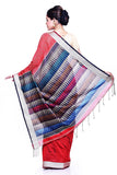 traditional-red-bengal-handloom-cotton-sarees-with-phulkari-and-jamdani-pattern-work