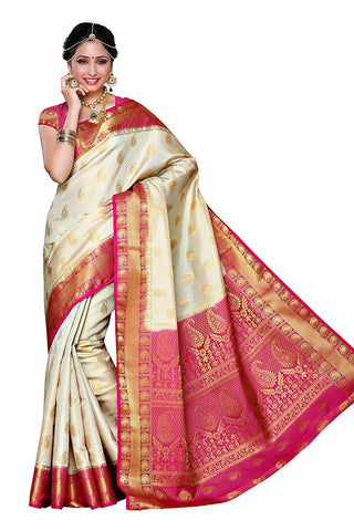 Traditional Art Silk Saree Kanjivaram Style