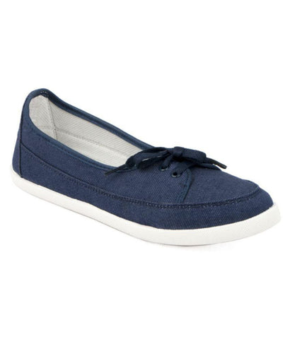 Designer Blue Denim Sneakers Casual Footwear Canvas Shoes For Girls
