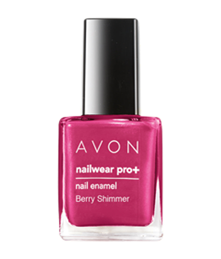 Shop Online Branded Avon Nailwear Pro Plus Berry Shimmer Nail Enamel at  best prieces In India Avail Huge discount offers and deals on beauty  products – Lady India