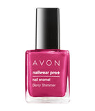 Avon Nailwear Pro Plus Berry Shimmer Nail Enamel