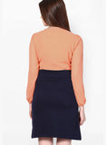 peach-colored-solid-shift-dress-2-in-1-designer-tunic-dress-sft13