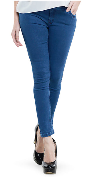Womens-No-Zip-Ankle-Length-Jeans
