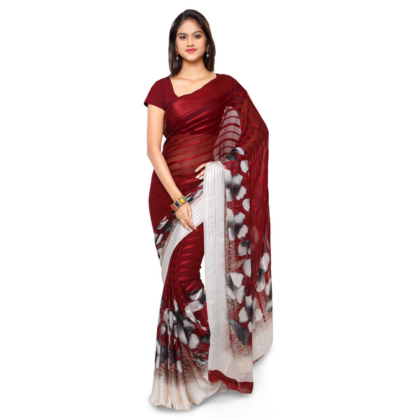 Exclusive-Designer-Saree-Georgette-Saris-For-Women-lady-069-Party-Wear-Saree