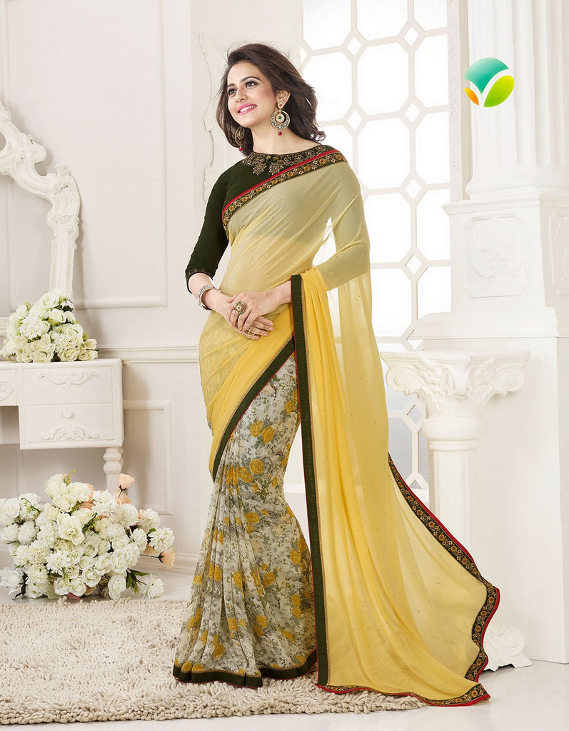 Special Exclusive Bollywood Designer Printed Saree – Lady India