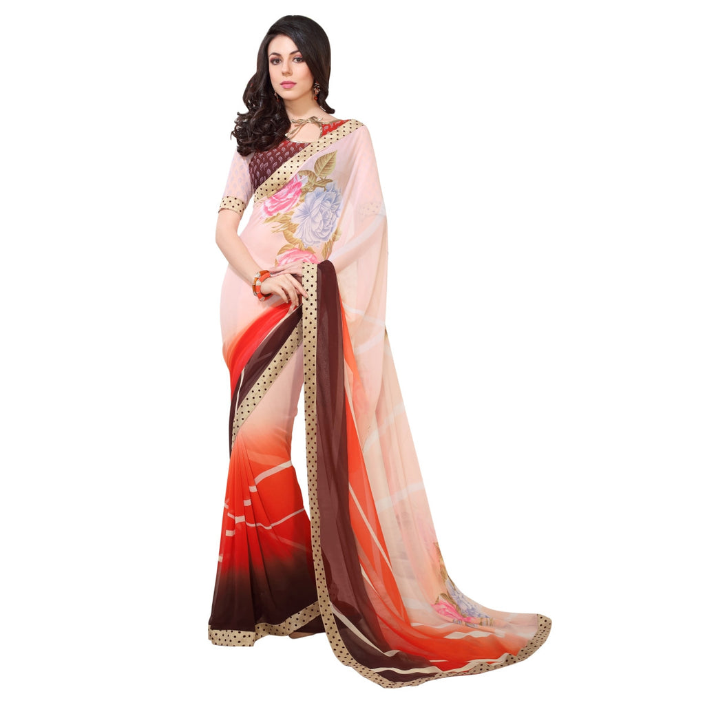 Beautiful Saree Model Png Transparent Image - Craftsvilla Party Wear Saree  - Free Transparent PNG Download - PNGkey