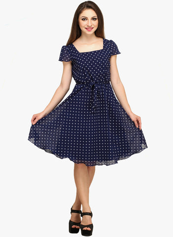blue-coloured-polka-dot-print-shift-dress-for-girls-sft05