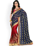 fs-1-designer-jacquard-sarees-golden-embroidered-border-and-circle-print-festival-sarees