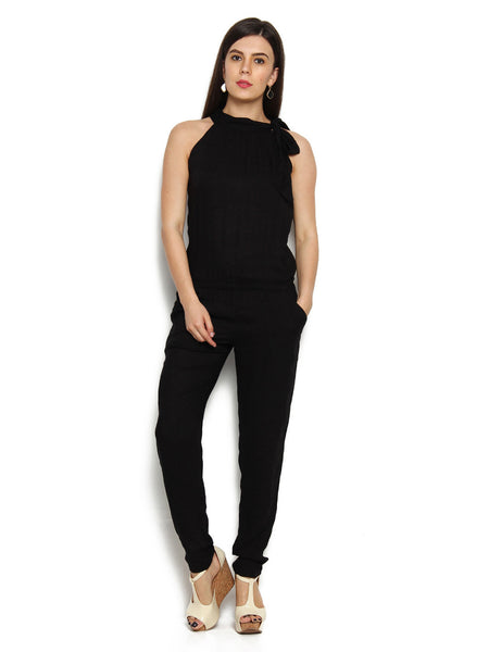 Designer Black Jumpsuit For Girl