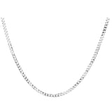 Shyama Unisex Italian Sterling Silver Curb Chain Necklace
