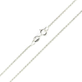 Shyama Sterling Silver Rope Chain Italian Silver Chain Necklace