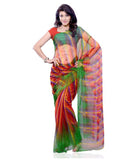 Multicolor Net Saree With Printed Work Saree