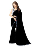 fs-17-georgette-sarees-black-mirror-border-work-festivals-sarees-with-silver-embroidered-blouse