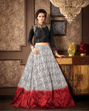 Exclusive Western Style Lehenga Embroidered Top & Digital Printed Stitched Lehenga Choli
