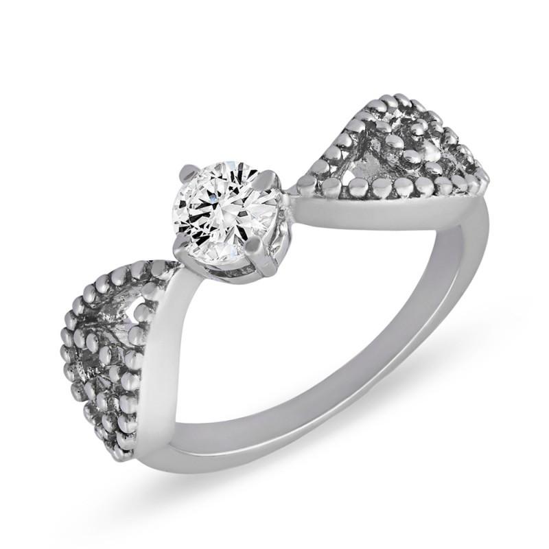 Pave Set Engagement Rings - New Jersey Pave Set Bridal Ring