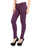 Flyjohn-Purple-Cotton-Lycra-Jeans
