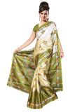 Latest Green Printed Gorgeous Saree For Women
