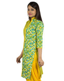 Fabulous Designer Cotton Blue Kurti For Women