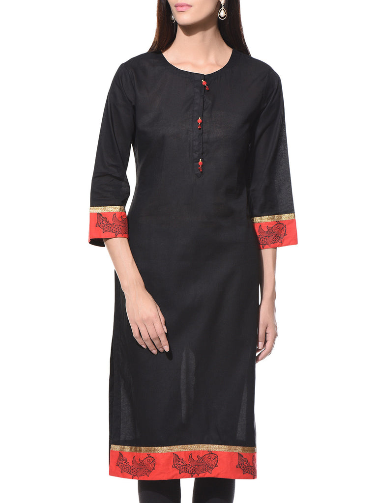 Top 15 Latest Black Kurta Designs for Women 2023  Tips and Beauty