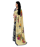 Holi Special Multicoloured Casual Wear Printed Georgette Saree