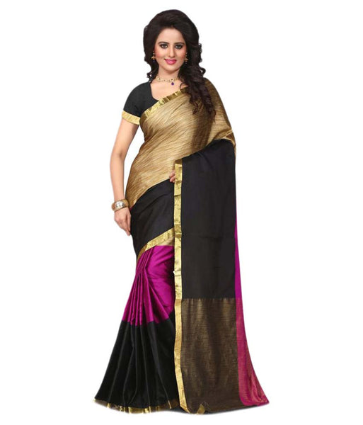 Exclusive Cotton Sarees Multicoloured Pure Cotton Silk Sari
