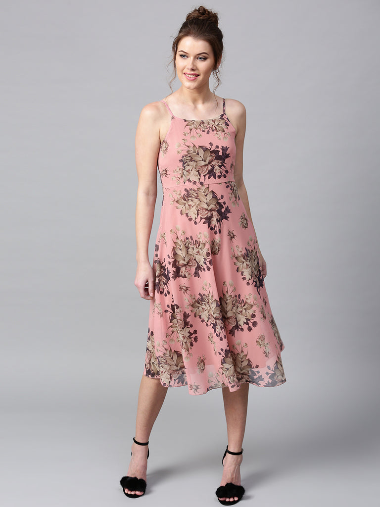 Pink Floral Dress - Katie's Bliss