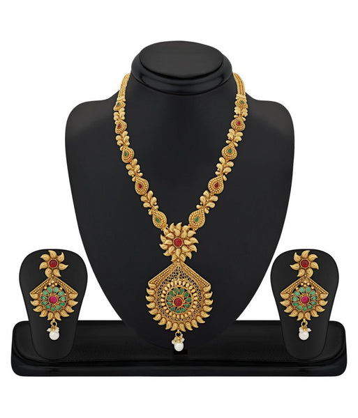 Festival Special Jewelry Collection New Fashions Multicolour Necklace Set