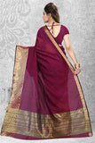 Urban-Naari-21755-Magenta-Designer-Cotton-Silk-Zari-Embroidered-Saree