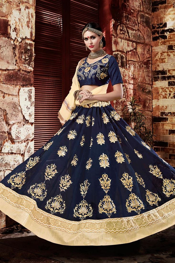 Designer Bridal Blue Lehenga Choli for Wedding #BN838 | Fancy gowns, Indian  bridal lehenga, Desi wedding dresses