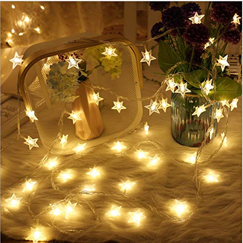 Star String 20 LED Lights for Indoor Outdoor Home Decoration (Warm White, 3 m)