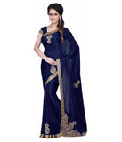 fs-16-latest-festival-sarees-blue-chiffon-sarees-with-lace-border-and-stone-mirror-&-thread-work-sarees