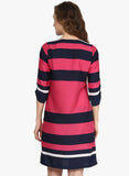 multicolored-striped-style-shift-dress-for-women-sft17