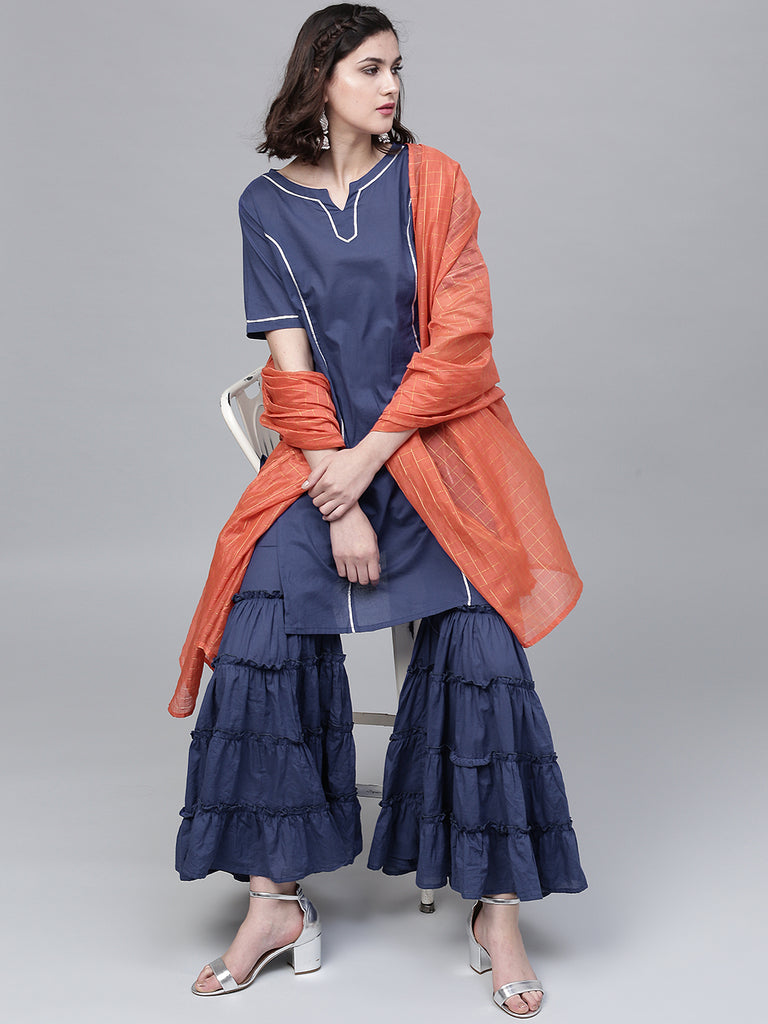 Casual hotsell sharara dresses