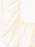 White Chiffon Saree With Blouse Piece Designer Ruffle Saree