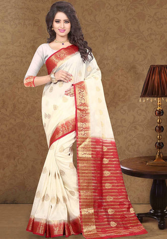 Urban-Naari-21786-Red-Designer-Georgette-Jacquard-Embroidered-Saree