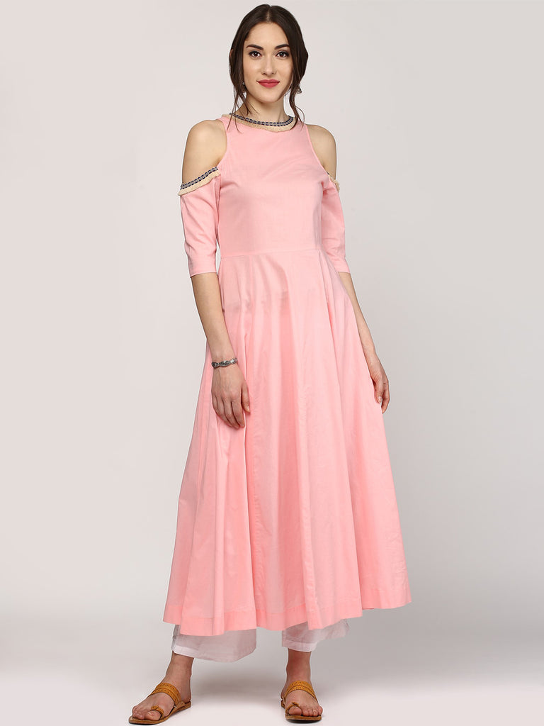Cold shoulder anarkalis online on sale