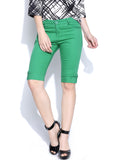 Xpose-Green-Shorts-Women-Western-Wear