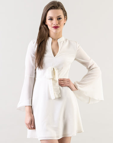 designer-dresses-white-kimono-sleeves-style-full-sleeves-skater-dress