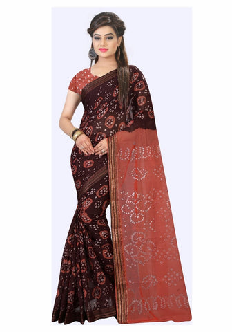 daily-wear-chunri-print-lace-border-bandhani-cotton-sarees-for-women